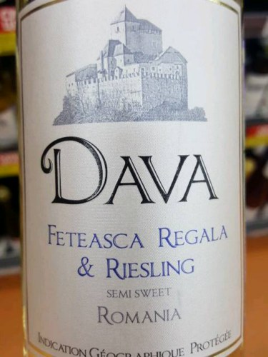Dava Feteasca Regala - Riesling Semi Sweet | Vivino English