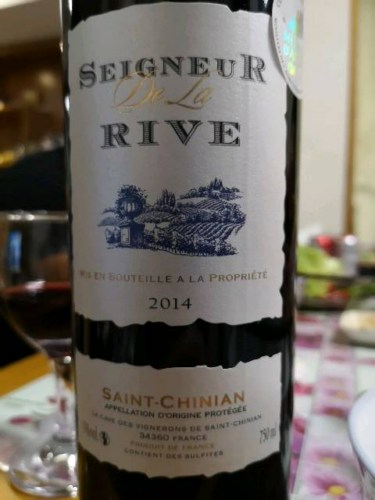 Cave des Vignerons de Saint-Chinian Seigneur De La Rive Saint-Chinian ...