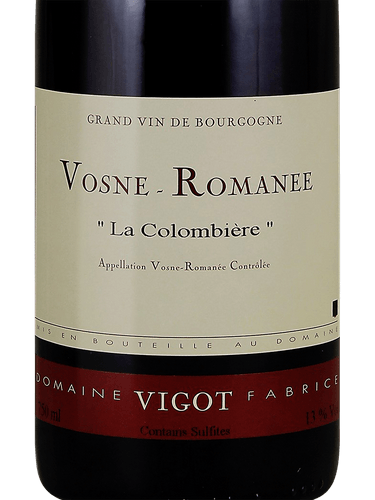 ワイン Vosne Romanee La Colombiere 2021 Domaine du Comte Liger-Belair La Colombiere Vosne-Romanée | Vivino