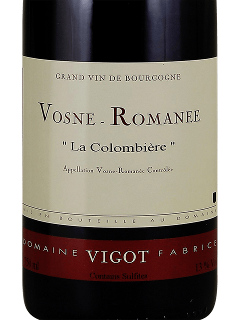 ワイン Vosne Romanee La Colombiere 2021 ワイン Vosne Romanee La Colombiere 2021 ヴォーヌ・ロマネ・ラ