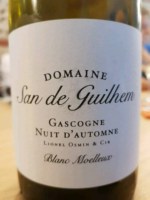 Lionel Osmin & Cie Domaine San de Guilhem Gascogne Nuit D'Automne Blanc Moelleux