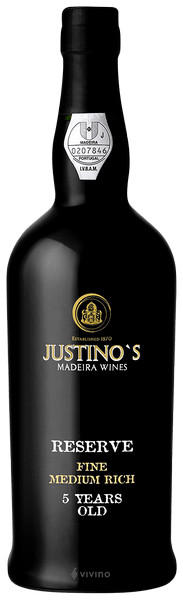 Justino's Madeira Reserve Fine Medium Rich 5 Years Old Madeira