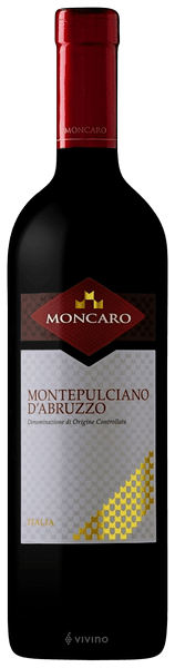 Moncaro Montepulciano d'Abruzzo | Vivino English