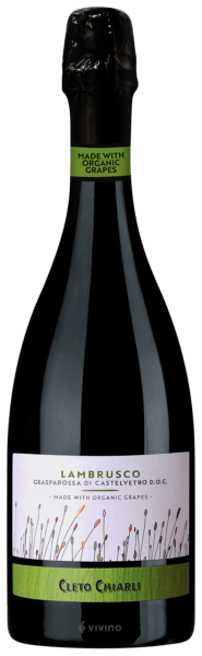 Cleto Chiarli Organic Lambrusco Grasparossa di Castelvetro