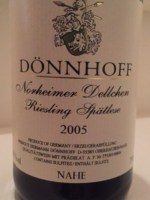 Dönnhoff Norheimer Dellchen Riesling Spätlese