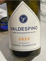 Valdespino Viña Macharnudo Alto Palomino Barrel Fermented