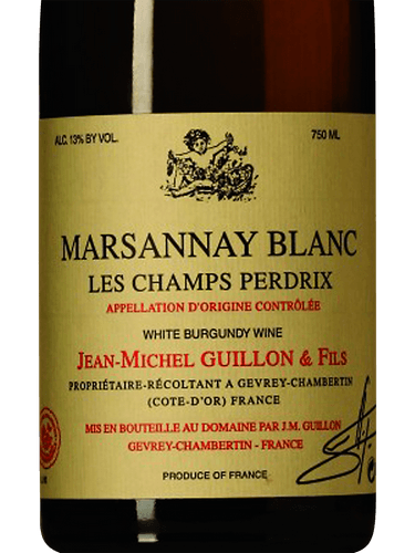 Jean-Michel Guillon Marsannay Blanc 'Les Champs Perdrix' | Vivino