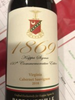 Barboursville Vineyards 1869 Kappa Sigma 150th Commemorative Edition Cabernet Sauvignon