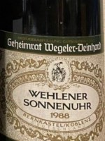 1982 Deinhard Wehlener Sonnenuhr Riesling Spätlese | Vivino