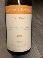 Domaine de Bellivière Coteaux du Loir 'Haut-Rasné'