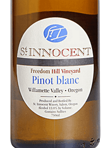 St Innocent Freedom Hill Vineyard Pinot Blanc Vivino