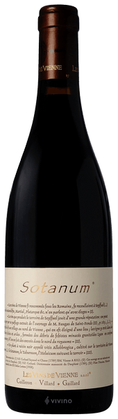 Les Vins de Vienne - Cuilleron-Gaillard-Villard Sotanum