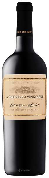 Monticello Vineyards Merlot Estate Grown