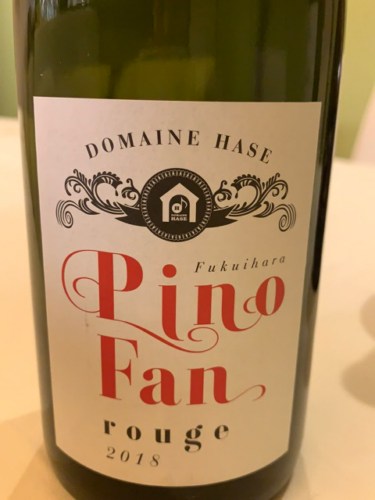 Domaine Hase Hikaru Farm Fukuihara Pino Fan Rouge | Vivino