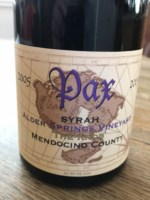Pax Alder Springs Vineyard The Knob Syrah