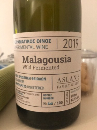 2021 Aslanis Malagousia Wild Fermented | Vivino English