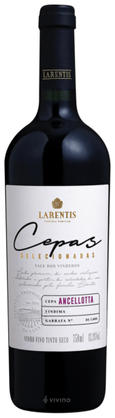 Vinho Larentis Tinto Seco Brasil Cepas Seleccionada Ancellotta 2023 750ml