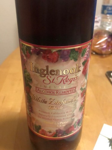 Inglenook St Regis Alcohol Removed White Zinfandel Blush Vivino US