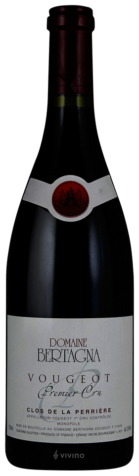 ワイン Domaine Bertagna Vougeot PremierCru 2022 Domaine Bertagna Vougeot Premier Cru | Vivino 日本語
