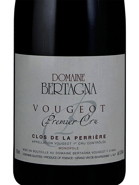 Domaine Bertagna Vougeot 1er Cru 'Clos de la Perrière