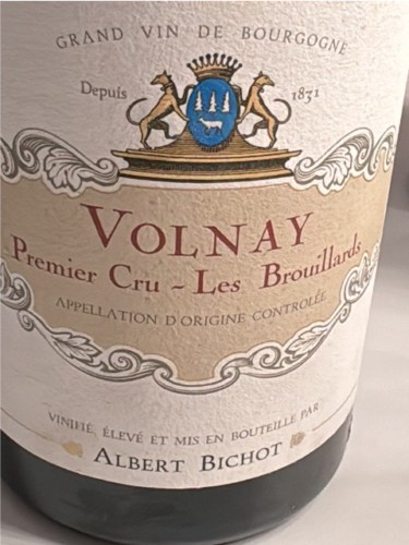 ワイン  Bichot Volnay Premier Cru 2018 ワイン Albert Bichot Volnay Premier Cru 2018 Volnay 1er Cru