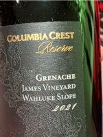 Columbia Crest James Vineyard Reserve Grenache