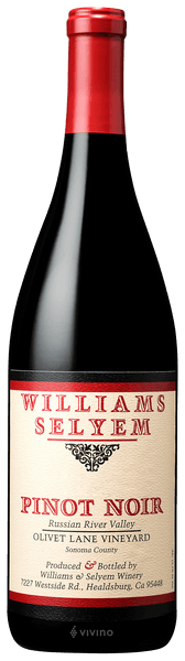 Williams Selyem Olivet Lane Vineyard Pinot Noir