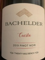Bachelder Cuesta Pinot Noir