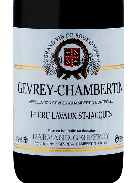 Harmand-Geoffroy Gevrey-Chambertin 1er Cru 'Lavaux St-Jacques