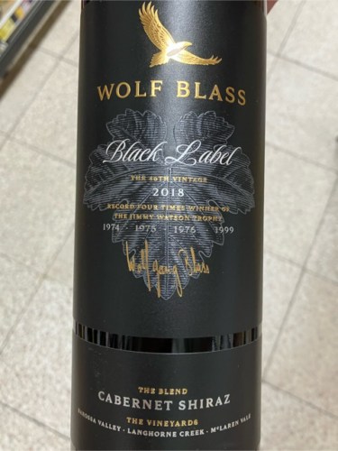 ワイン WOLF BLASSBrown LabelClassic Shiraz 2000 Wolf Blass Brown Label Classic Shiraz | Vivino US