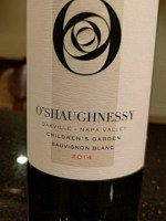 O'Shaughnessy Children's Garden Sauvignon Blanc