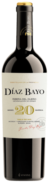 Vinho Bodegas Diaz Bayo Tinto Seco Espanha 20 Meses Reserva Tempranillo 750ml