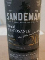 Sandeman Royal Ambrosante Aged 20 Years Old Solera Pedro Ximenez