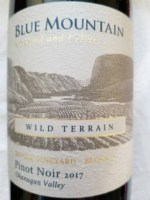 Blue Mountain Vineyard Single Vineyard Block Wild Terrain Pinot Noir