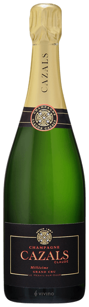 Cazals Brut Millésime Champagne Grand Cru 'Le Mesnil-sur-Oger'