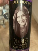 Del Dotto Desiree's Grappa Sangiovese