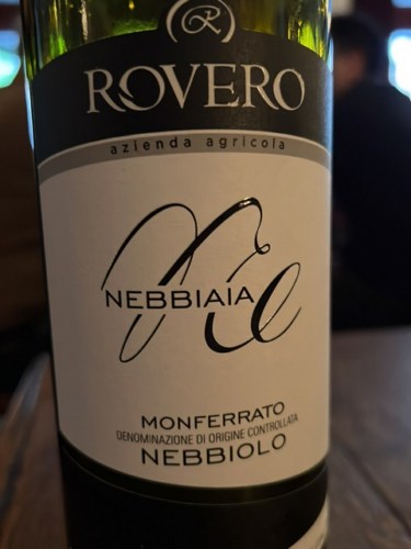 Rovero Nebbiaia Monferrato Rosso | Vivino English