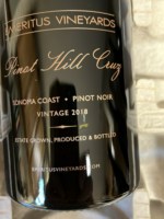 Emeritus Vineyards Pinot Hill Cruz Pinot Noir