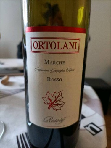 Ortolani Rosorij Marche Rosso | Vivino US