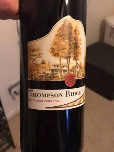 Thompson Ridge Zinfandel | Vivino English
