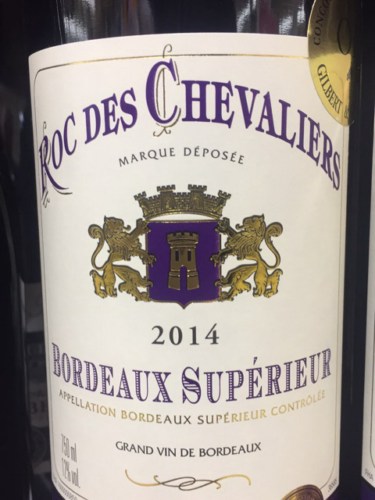 Roc des Chevaliers Bordeaux Supérieur | Vivino English