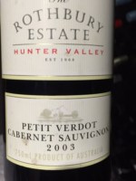 Rothbury Estate Cabernet Sauvignon - Petit Verdot