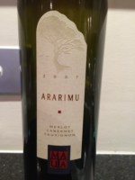 Matua Ararimu Cabernet Sauvignon - Merlot