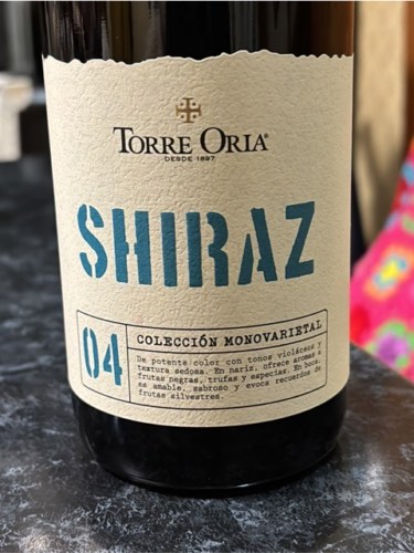 ワイン TORRE Torre Oria Colección Monovarietal Shiraz | Vivino 日本語