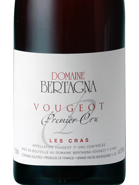 ワイン Domaine Bertagna Vougeot PremierCru 2022 Copia de