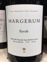 Margerum Black Oak Vineyard Syrah
