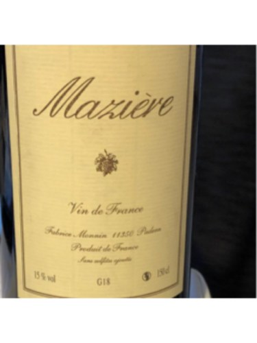 Mazière G18 | Vivino 日本語