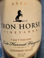 Iron Horse T Bar T Vineyard Late Harvest Viognier