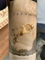 Vinho Calcu Vineyards Tinto Seco Chile Fotem Cabernet Sauvignon 2018 750ml