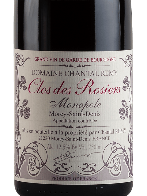 Domaine Chantal Remy Clos des Rosiers Monopole Morey-Saint-Denis